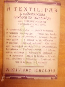 A textilipar-Thiering Oszkár használt könyv kép #01