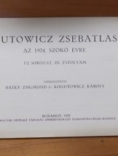 Kogutowicz zsebatlasza az 1924.szökő évre